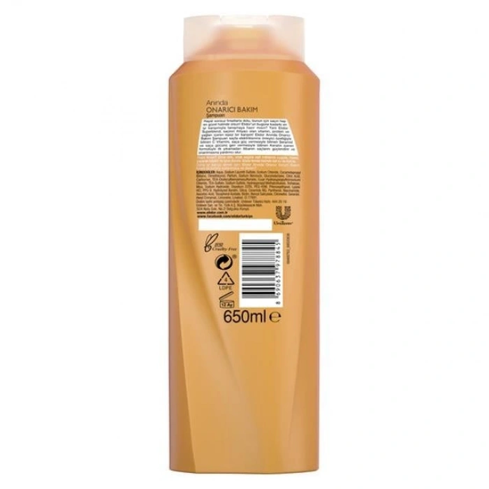Hubrendy Bez Şampuan Onarıcı 650ml 1 Adet