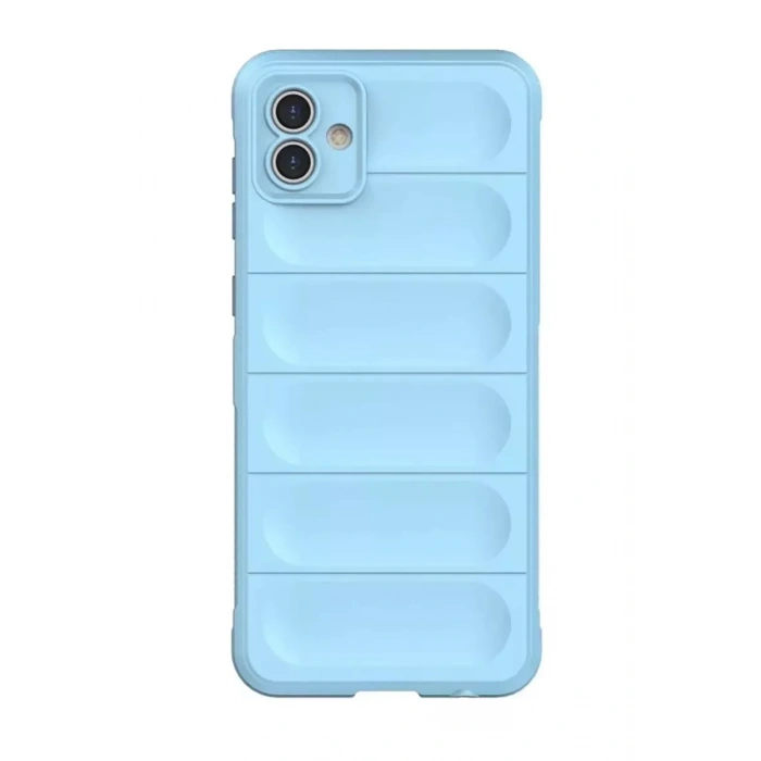Hubrendy Bez Samsung Galaxy A05 Kılıf Optimum Silikon - Sky Blue