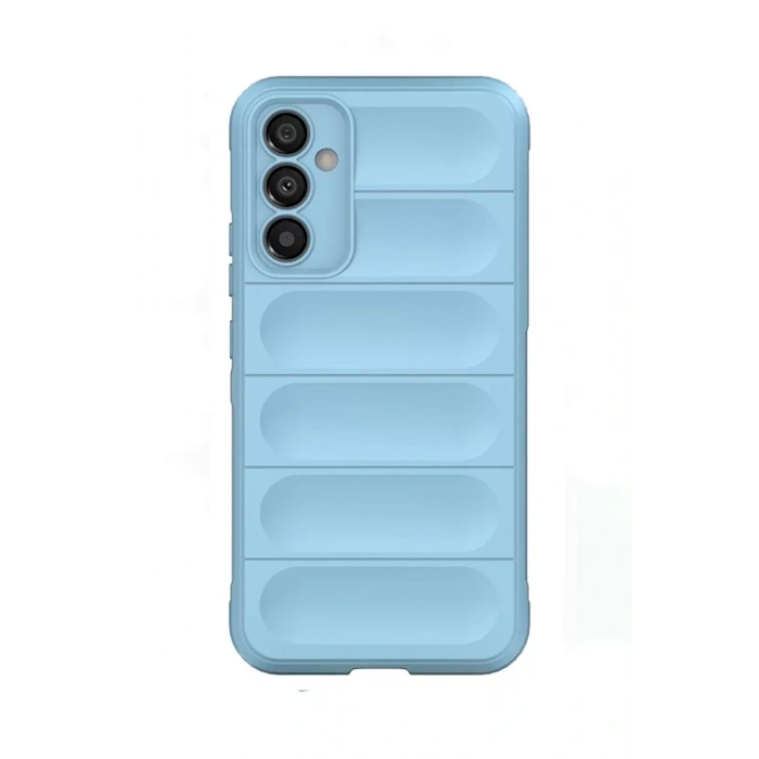 Hubrendy Bez Samsung Galaxy A05S Kılıf Optimum Silikon - Sky Blue