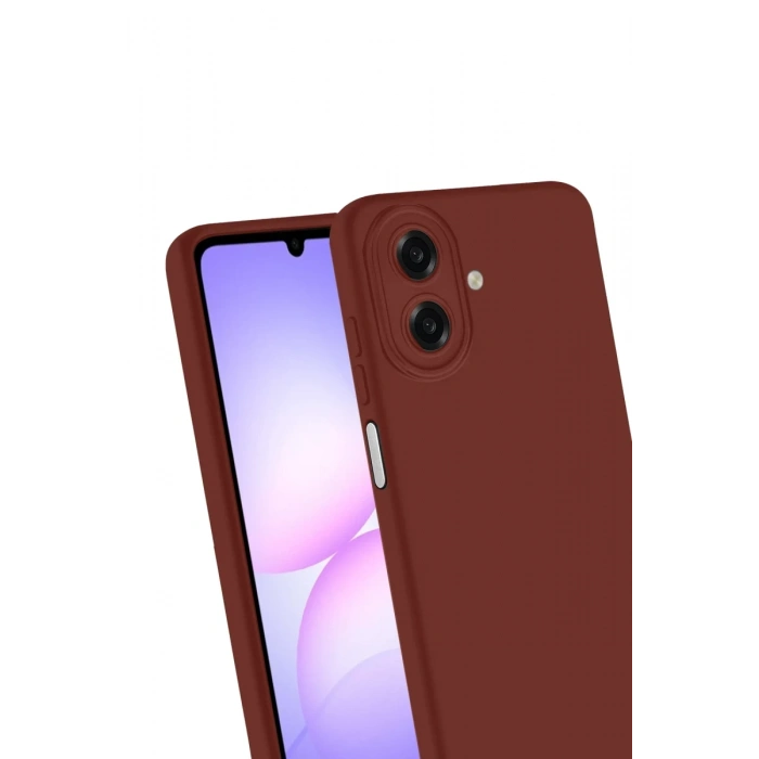 Hubrendy Bez Samsung Galaxy A07 4G First Silikon - Bordo