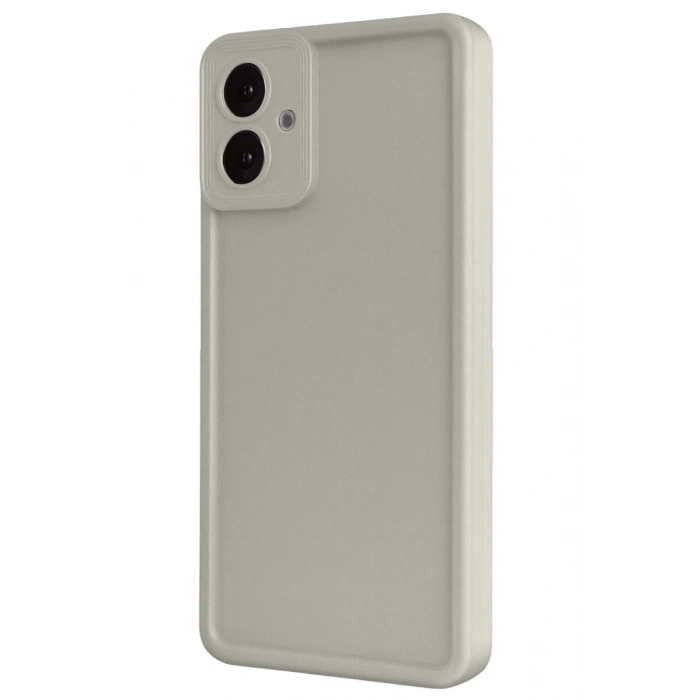 Hubrendy Bez Samsung Galaxy A07 4G Viera Silikon - Krem