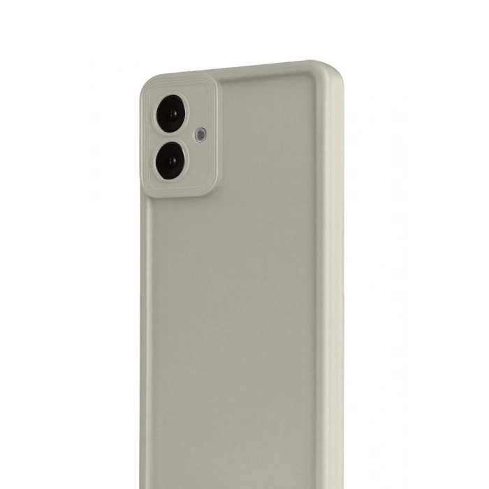 Hubrendy Bez Samsung Galaxy A07 4G Viera Silikon - Krem