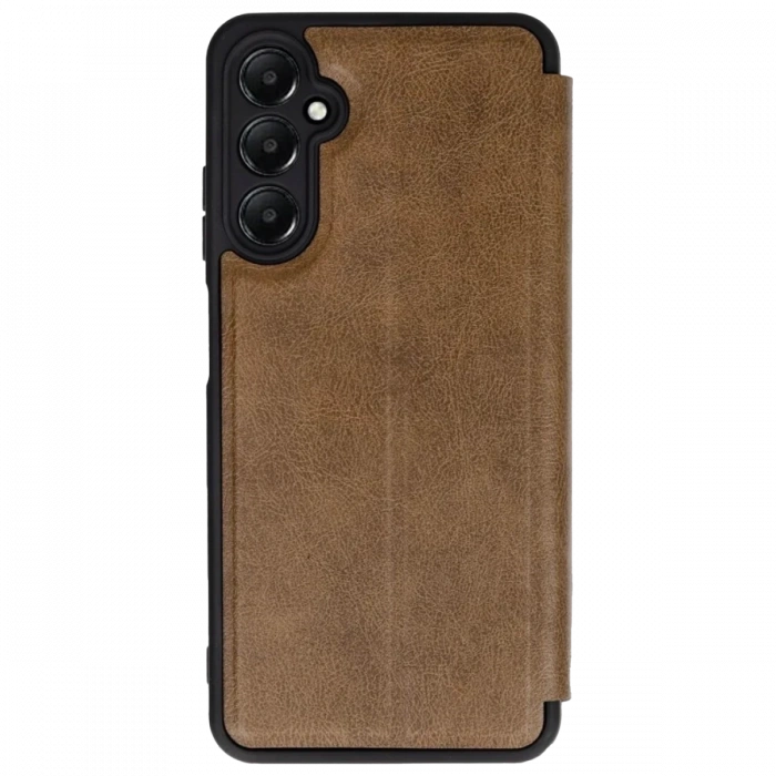 Hubrendy Bez Samsung Galaxy A56 Kılıf Flip Cover - Taba
