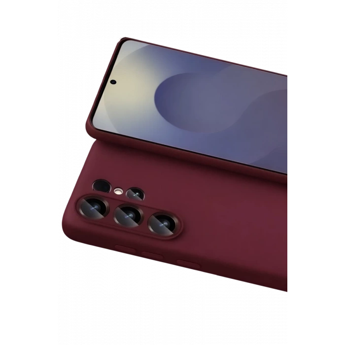 Hubrendy Bez Samsung Galaxy S26 Ultra First Silikon - Bordo