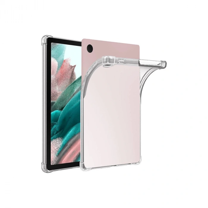 Hubrendy Bez Samsung Galaxy Tab A9 Kılıf Anti Shock Tablet Silikon - Şeffaf
