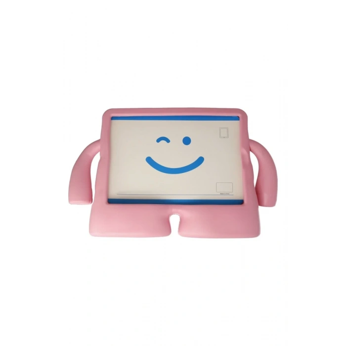 Hubrendy Bez Samsung Galaxy Tab A9 Plus Kılıf Karakter Tablet Silikon - Açık Pembe