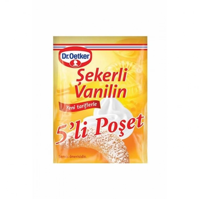 Hubrendy Bez Şekerli Vanilin 5`LI 1 Adet