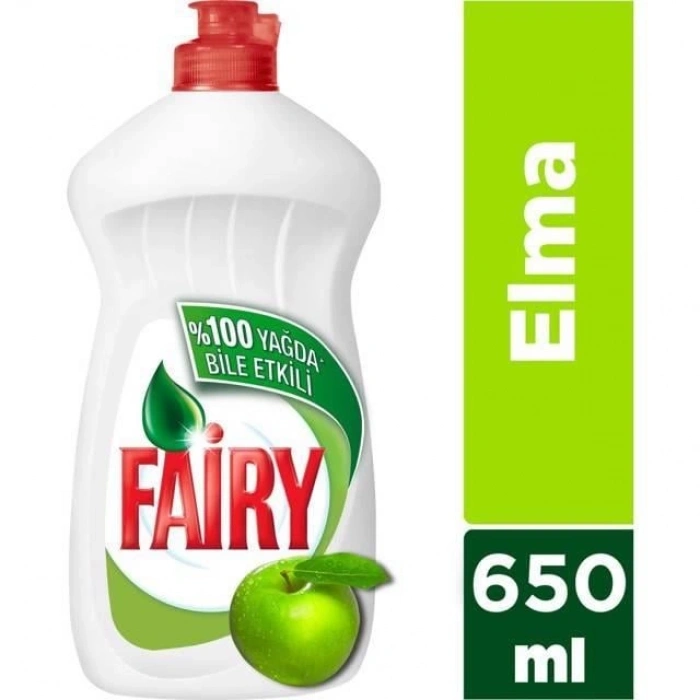 Hubrendy Bez Sıvı Bulaşık Deterjanı Elma 650Ml 1 Adet
