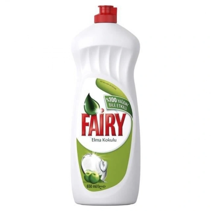 Hubrendy Bez Sıvı Bulaşık Deterjanı Elma 650Ml 1 Adet
