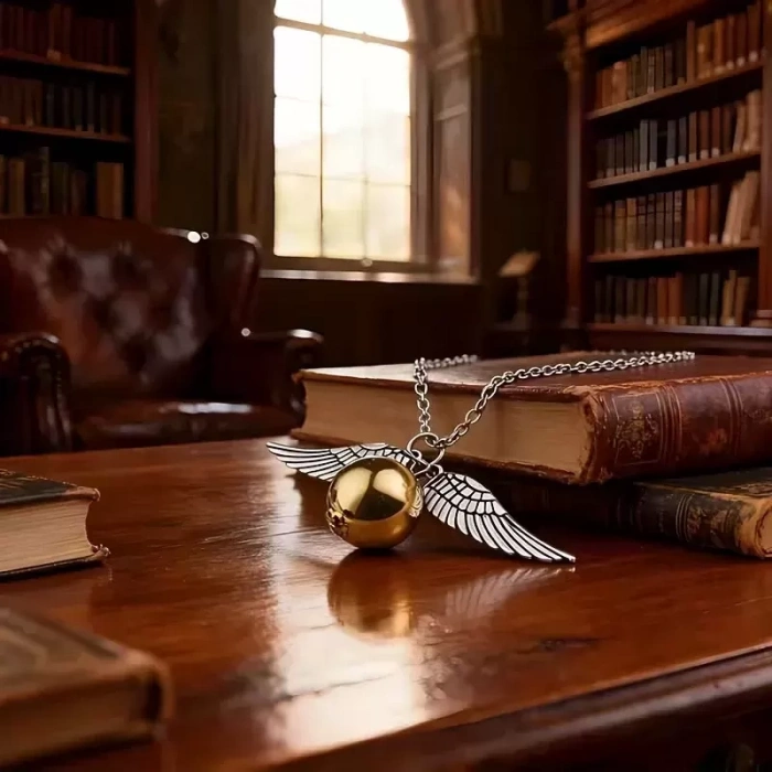 Hubrendy Bez Snitch Golden Harry Potter Unisex Kolye