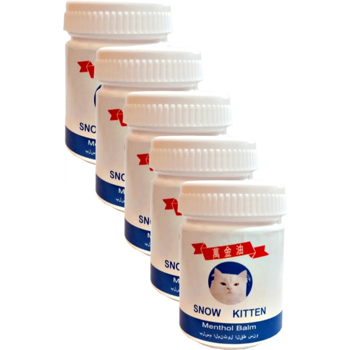 Hubrendy Bez Snow Kitten Menthol Balm 50 ml x 5 Adet