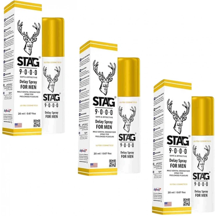 Hubrendy Bez Stag Sprey 3 Adet - Stag Sıprey 20 ml