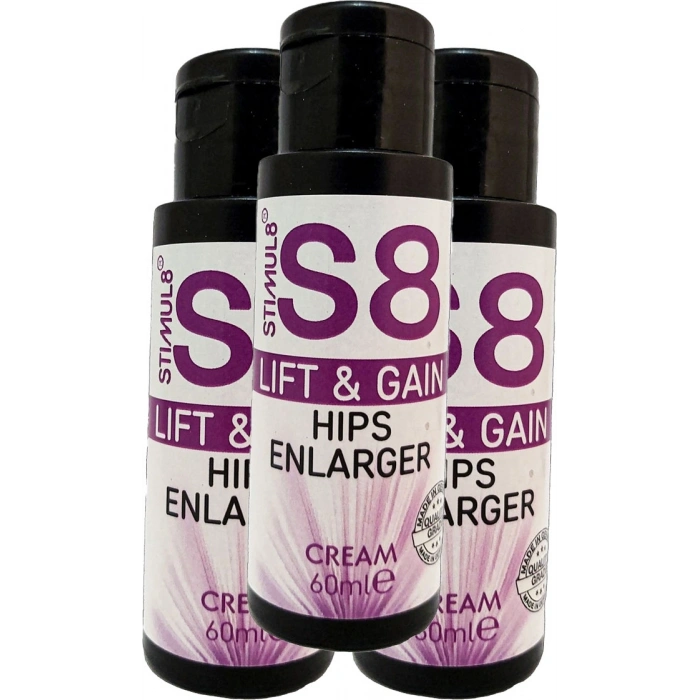 Hubrendy Bez Stımul8 (S8) 3 Adet Kalçaşekillendirici Bay Bayan Bakım Kremi 60 ml