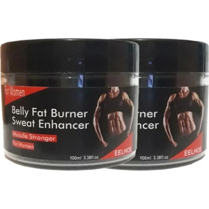 Hubrendy Bez Süper Eelhoe 2 Adet Belly Fatburner Sweat Enhancer Kremi 100 ml