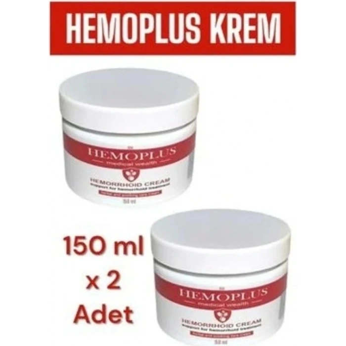 Hubrendy Bez Süper Hemoplus Bakım Kremi 150 ml x 2 Adet