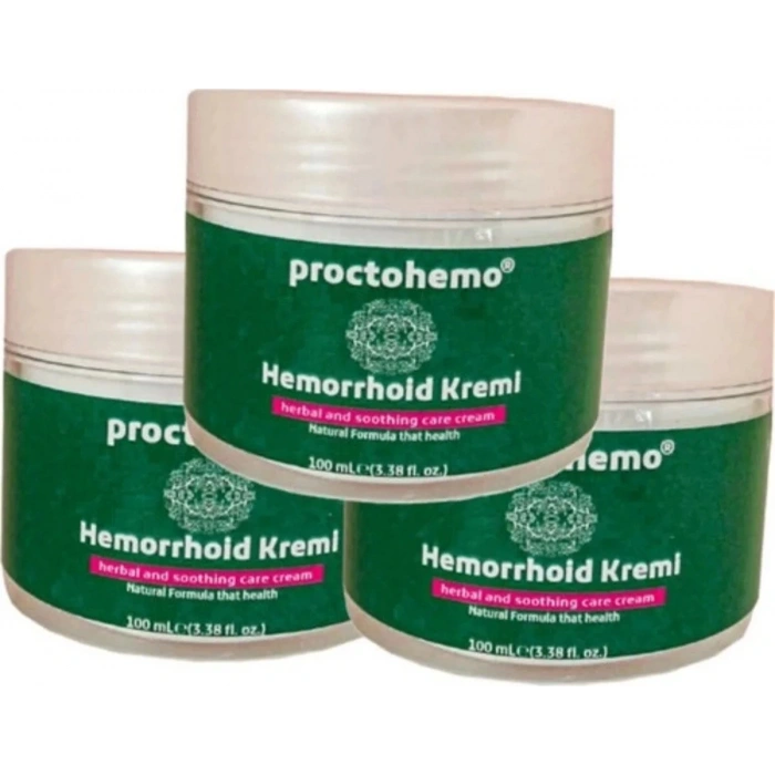 Hubrendy Bez Süper Proctohemo Bakım KREMI150 ml 3 Adet
