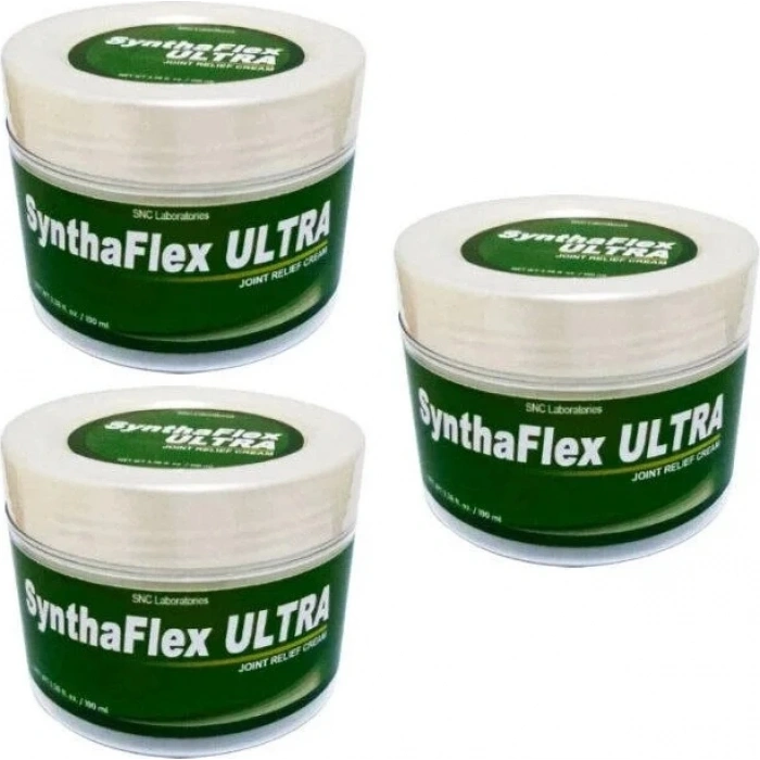 Hubrendy Bez Süper Synthaflex Ultra Masaj Bakım Kremi 3X100 ml