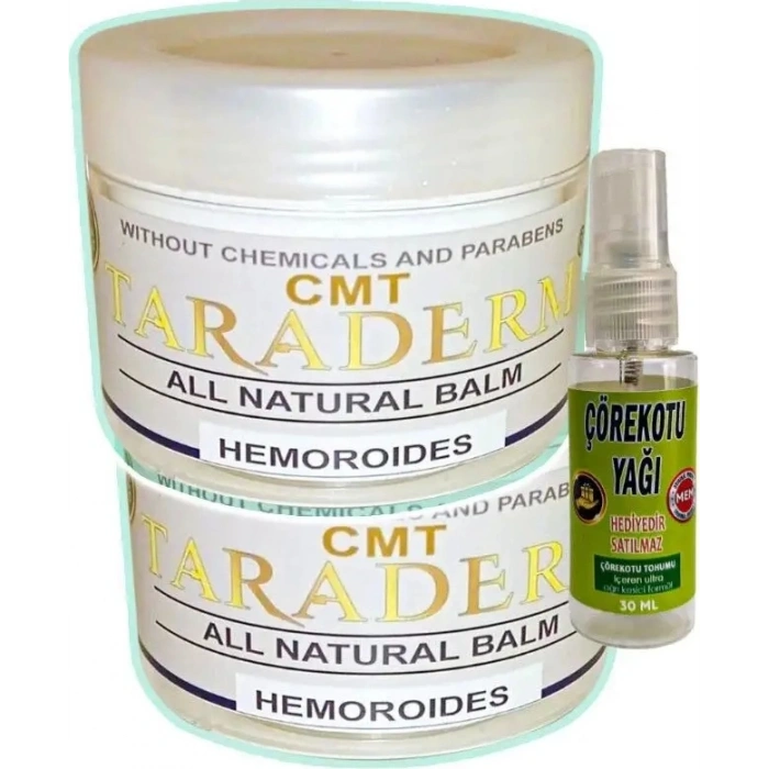 Hubrendy Bez Süper Taraderm 100 ml 2 Adet Kremi + 30 ml Çörek Otu Yağ