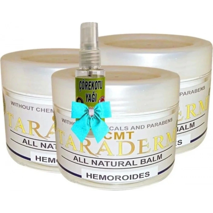 Hubrendy Bez Süper Taraderm Cream 100 ml x 3 Adet + Çörek Otu Yağı 30 ml