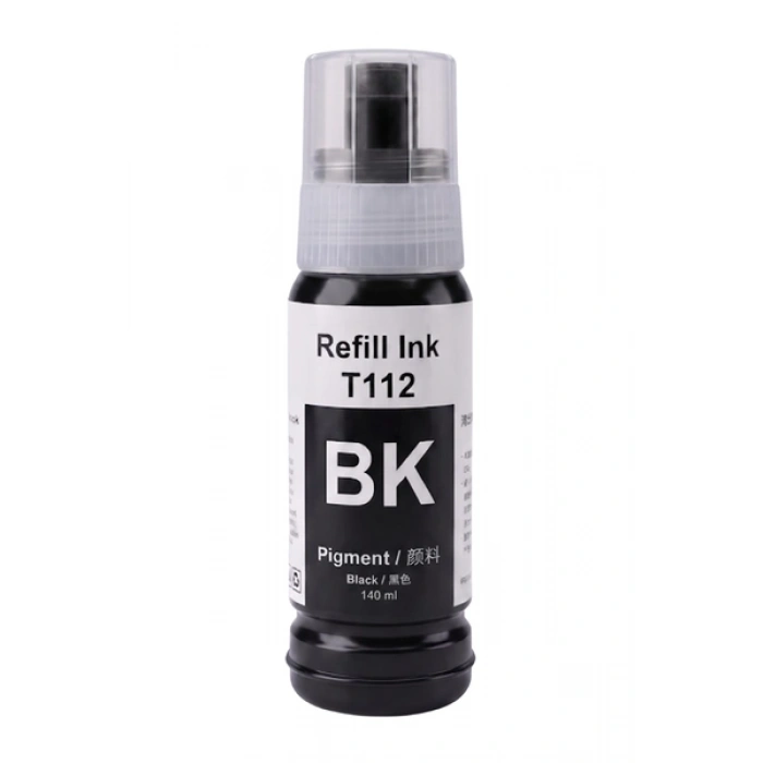 Hubrendy Bez T112BK  **Kutusuz**  Siyah Şişeli Mürekkep (140 ml )