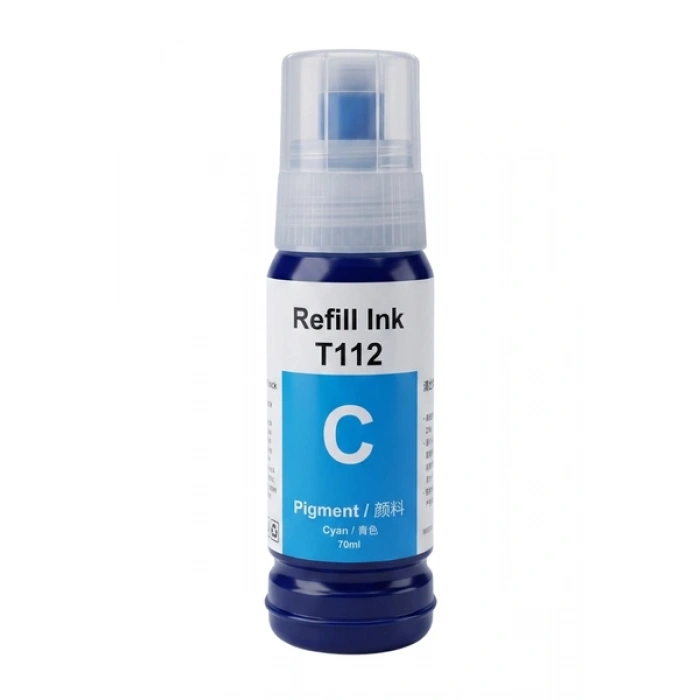 Hubrendy Bez T112C  **Kutusuz**  Mavi Şişeli Mürekkep (70 ml )