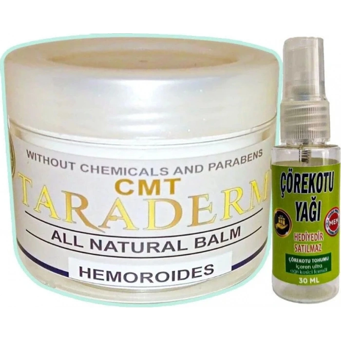 Hubrendy Bez Taraderm 100 ml Kremi+30 ml Çörek Otu Yağ