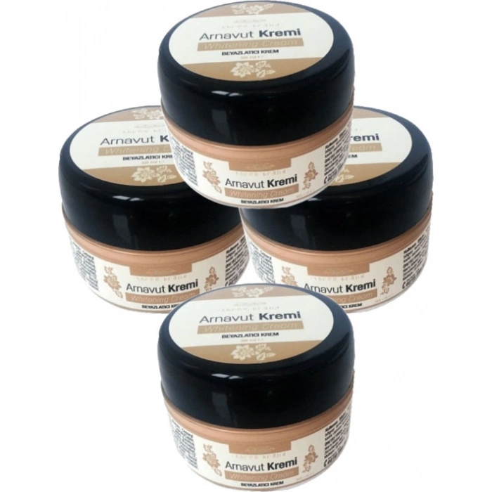 Hubrendy Bez Three Brand Whitenes Arnavut Kremi 50 ml 4 Adet