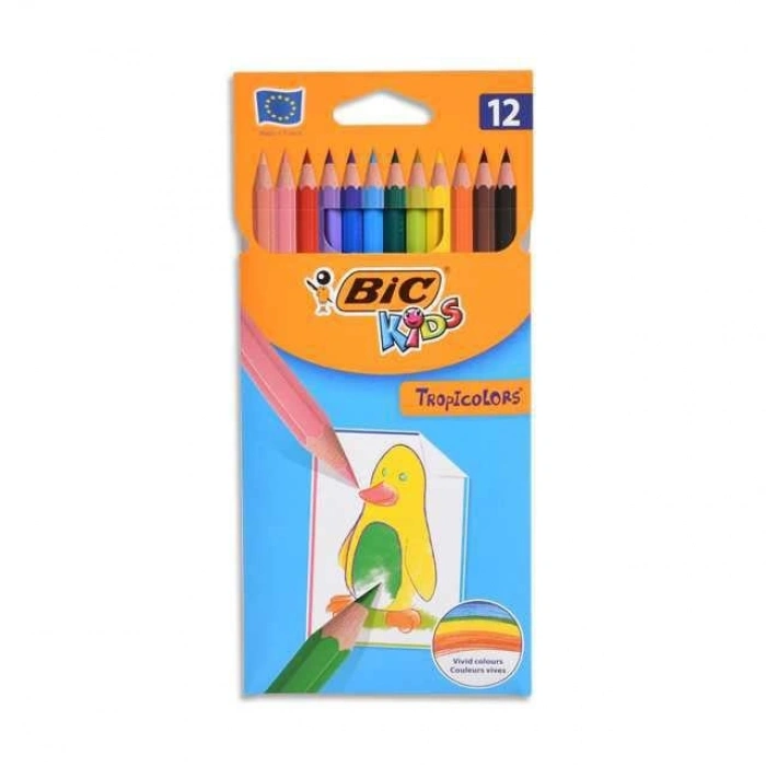 Hubrendy Bez Tropicolors Kuru Boya Kalemı 12 li