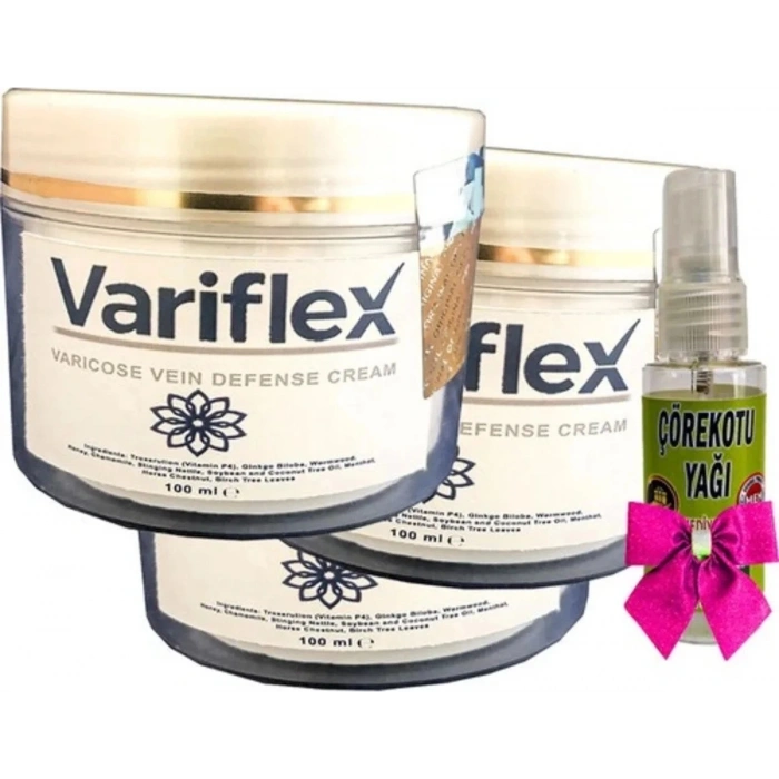 Hubrendy Bez Variflex Krem 100 ml x 3 Adet + ve Çörek Otu Yağı 30 ml