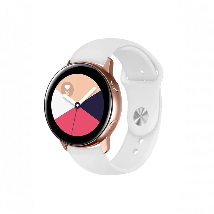 Hubrendy Bez Watch 22mm Klasik Kordon - Beyaz