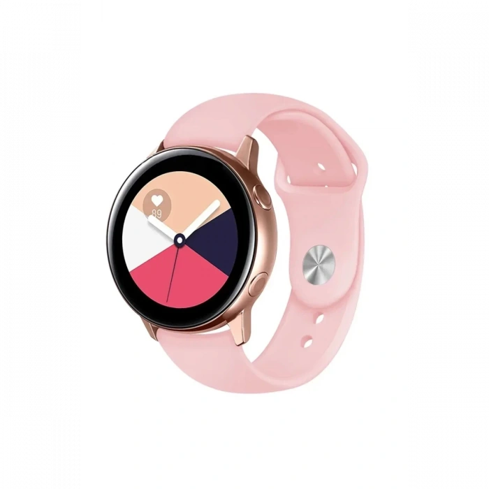 Hubrendy Bez Watch 22mm Klasik Kordon - Pembe