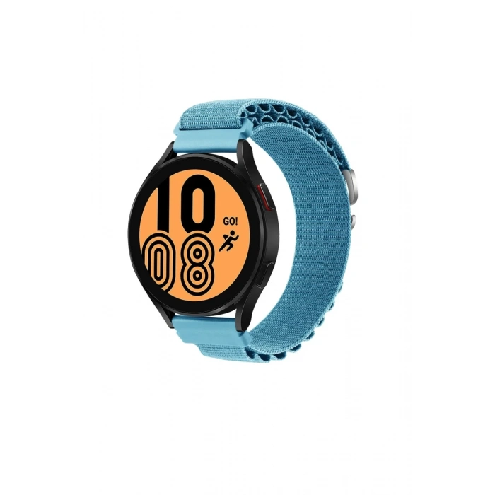 Hubrendy Bez Watch 22mm KR410 Kumaş Kordon - Mavi