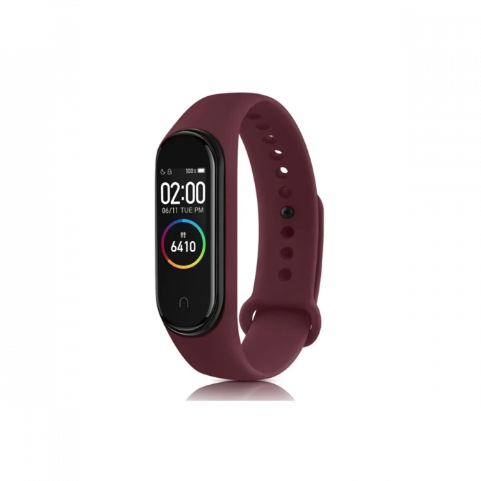 Hubrendy Bez Xiaomi Mi Band 4 Klasik Kordon - Mürdüm