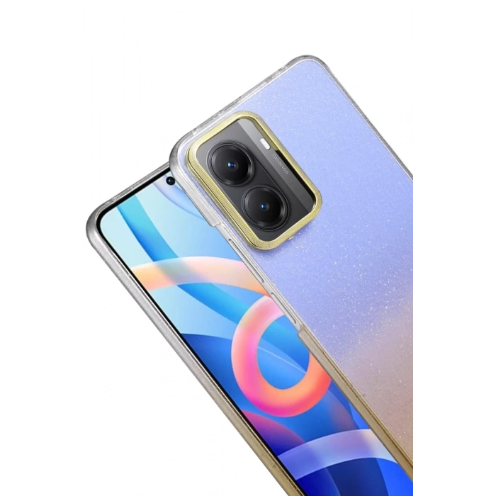 Hubrendy Bez Xiaomi Poco X7 Pro Glossy Kapak - Çöl Titanyum