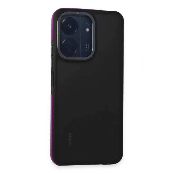 Hubrendy Bez Xiaomi Redmi 13C Harvel Kapak - Derin Mor