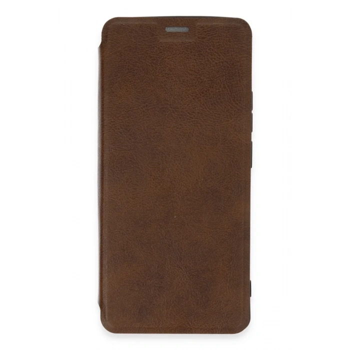 Hubrendy Bez Xiaomi Redmi Note 13 4G Kılıf Flip Cover - Taba