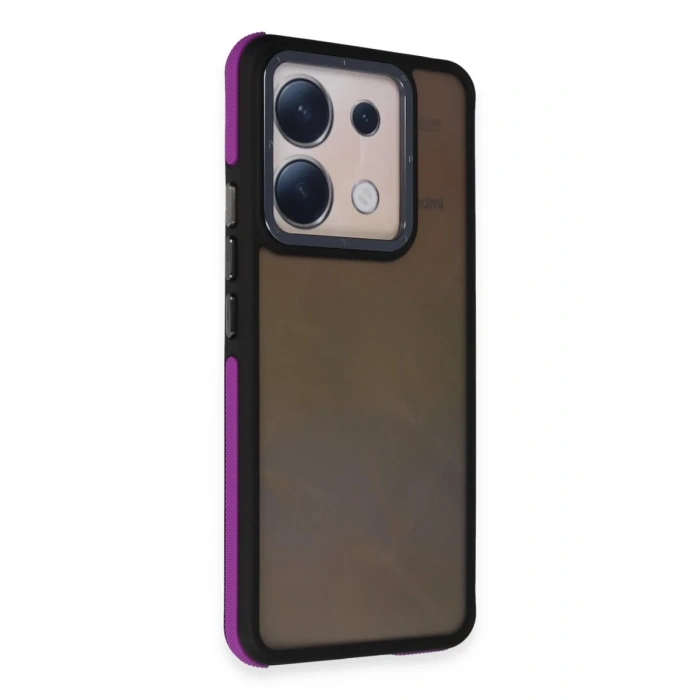 Hubrendy Bez Xiaomi Redmi Note 13 Pro 4G Harvel Kapak - Derin Mor