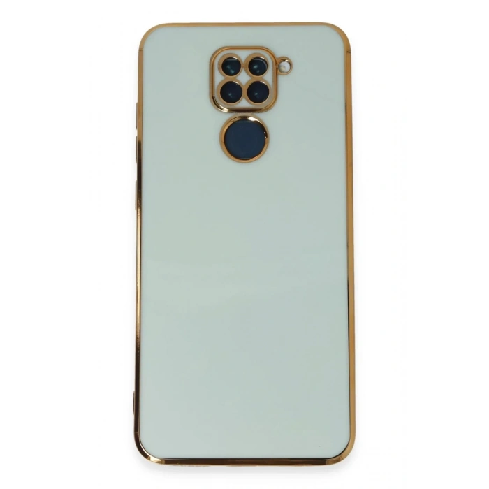 Hubrendy Bez Xiaomi Redmi Note 9 Kılıf Volet Silikon - Açık Yeşil