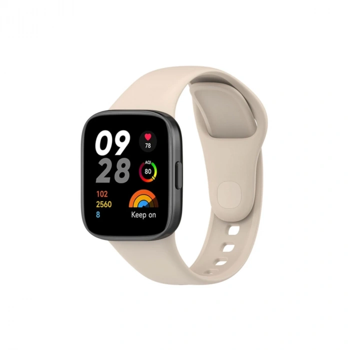 Hubrendy Bez Xiaomi Redmi Watch 3 Klasik Kordon - Bej