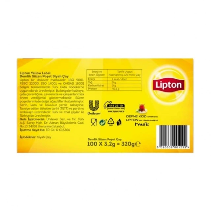 Hubrendy Bez Yellow  Demlik 320Gr 1 Adet