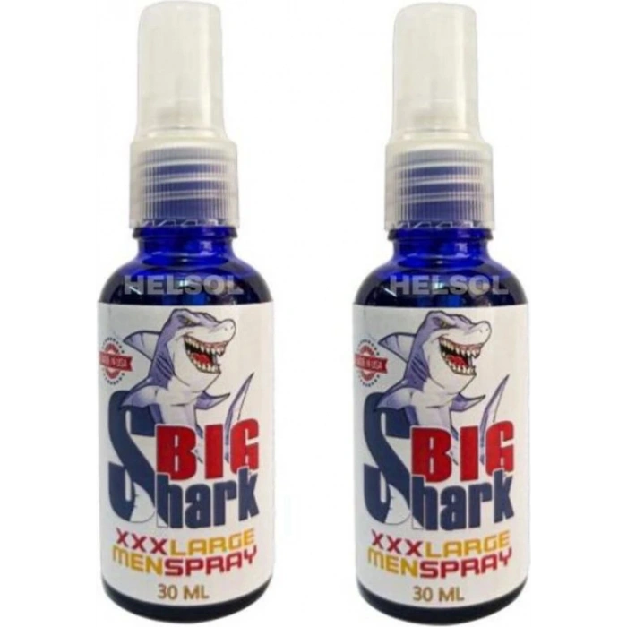 Hubrendy Bez Big Shark Bakım ve Masaj Spreyi 30 ml x 2 Adet