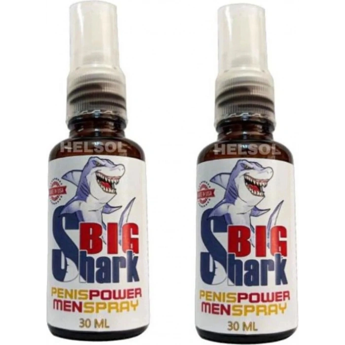 Hubrendy Bez Bıg Shark Power Bakım ve Masaj Spreyi 30 ml x 2 Adet