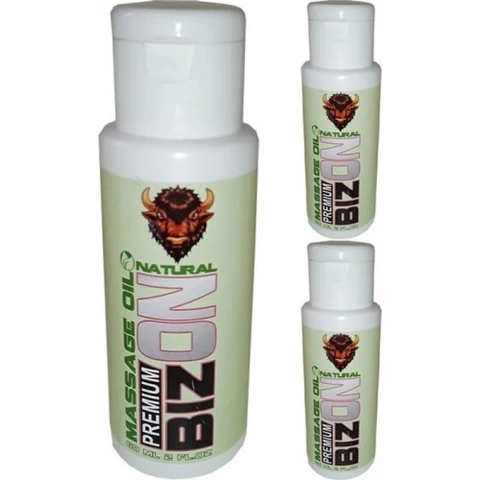 Hubrendy Bez Bizon Premium 60 ml Bizon 3 Kutu Masaj Yağı