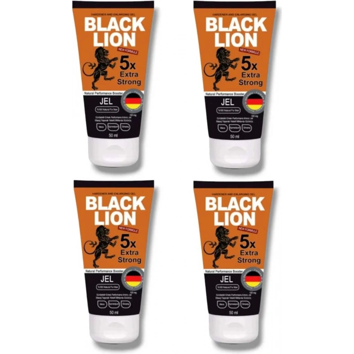 Hubrendy Bez Black Lion Ginsengli Krem 50 ml x 4 Adet