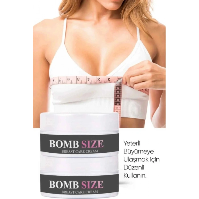 Hubrendy Bez Bombsize Kadınlara Özel Göğüs Bakım Kremi 50 ml x 3 Adet
