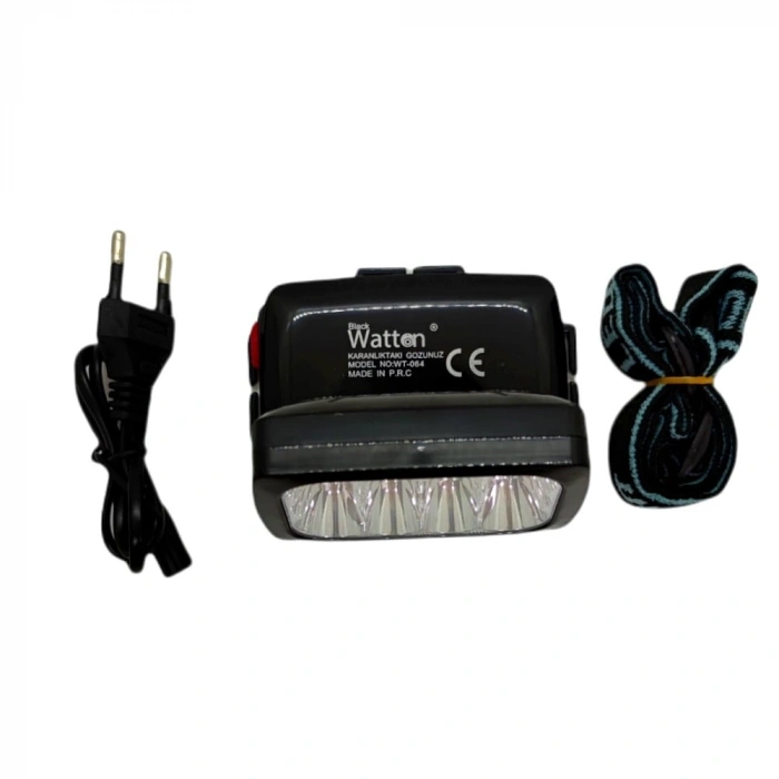 Hubrendy ÇER 12 Ledli Güçlü Şarjlı Kafa Lambası Wt-064