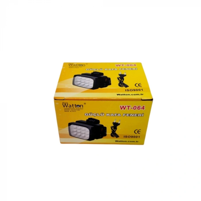 Hubrendy ÇER 12 Ledli Güçlü Şarjlı Kafa Lambası Wt-064