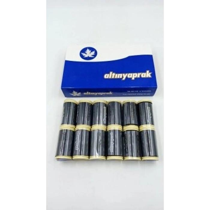 Hubrendy ÇER 12 Parça Siyah 100 Mt Dikiş İplik