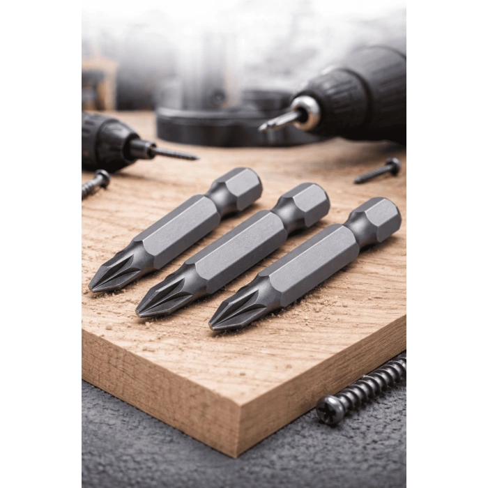 Hubrendy ÇER 3 Adet 50 Mm Yıldız Uçlu Tornavida Bits
