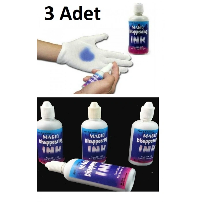 Hubrendy ÇER 3 Adet Sihirli Şaka Mürekkebi